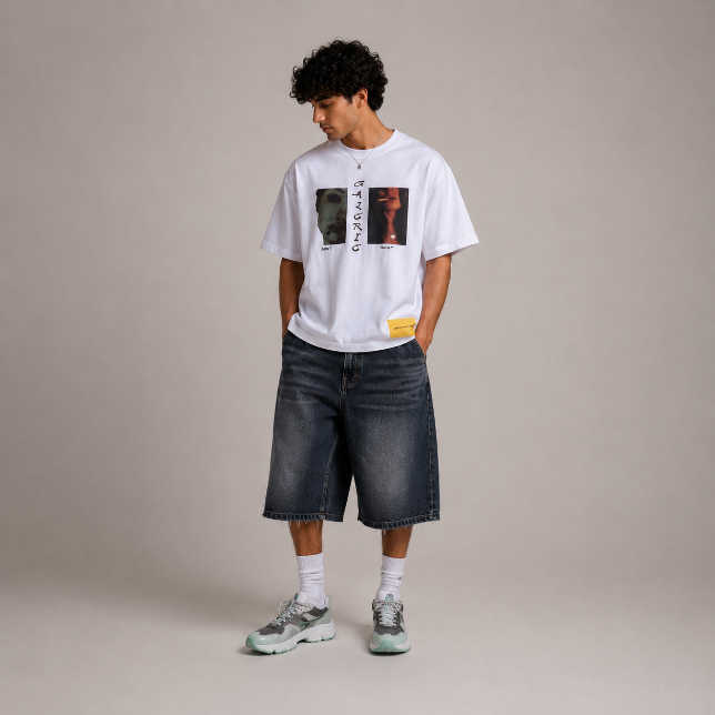 VXCII - Not Basic Graphic Boxy T-Shirt(Pre-Order)