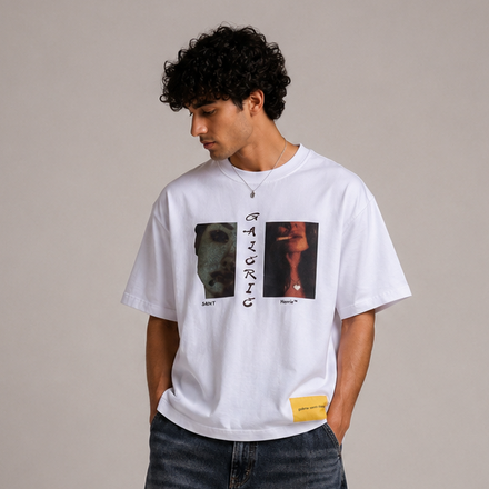 VXCII - Not Basic Graphic Boxy T-Shirt(Pre-Order)