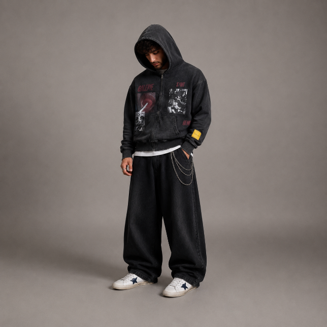 VXII- Totally Distressed Hoodie Kinda (Pre-order)