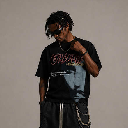 VVII - Exaggerated Graphic T-Shirt(Pre-Order)