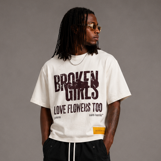 VCCC - Distressed Boxy Oversized T-Shirt(Pre-Order)